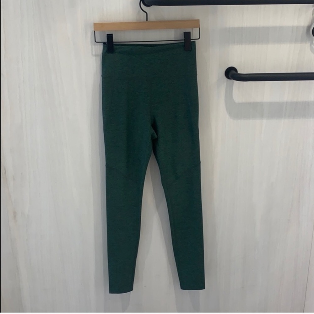 Outdoor voices emerald green leggings